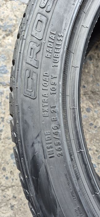 4 anvelope vara noi Continental 265/40/21,dot 2024.Pretul este pe bucata.