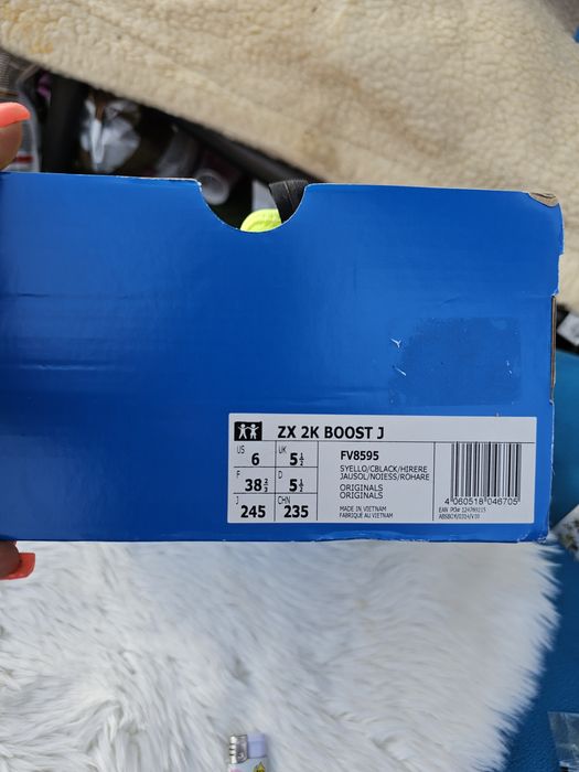 Adidas ZK 2K Boost J оригинални дамски сникърси нови   38 2/3