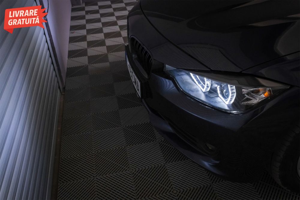 Faruri Full Angel Eyes LED DRL BMW 3 Series F30 F31 Sedan Touring (10.