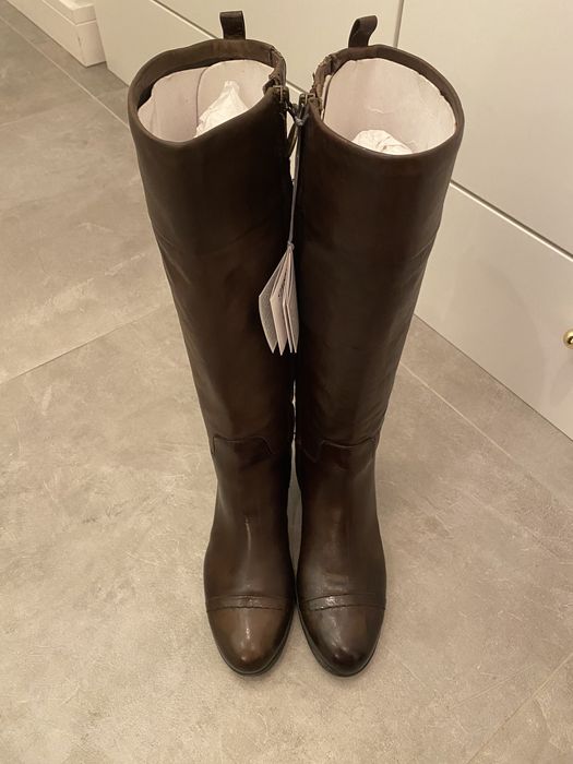 Cizme dama piele naturala Geox Respira 35 NOU