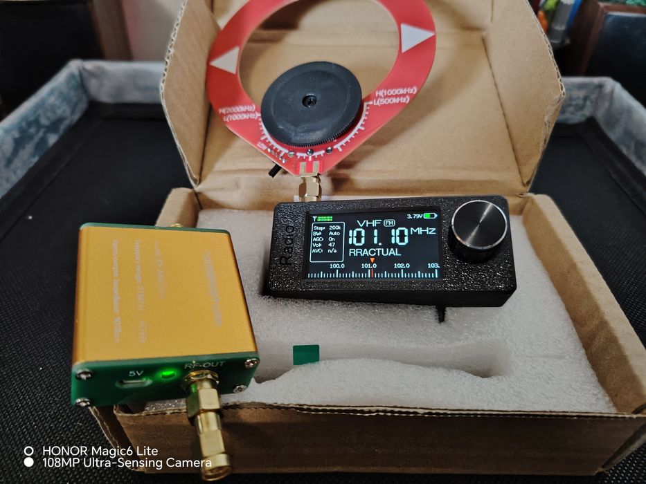 Poket Radio Scaner LSB , USB , AM , FM , MW1...MW3