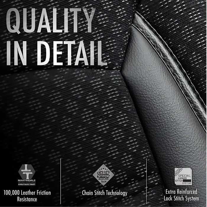 Тапицерия за седалки Otom Sport Plus, PLS101, Черно/сиво