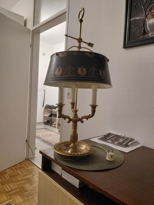 Lampa veche din bronz