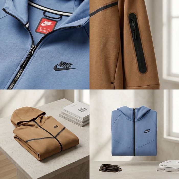 Nike tech fleece Brownie/ Baby Blue