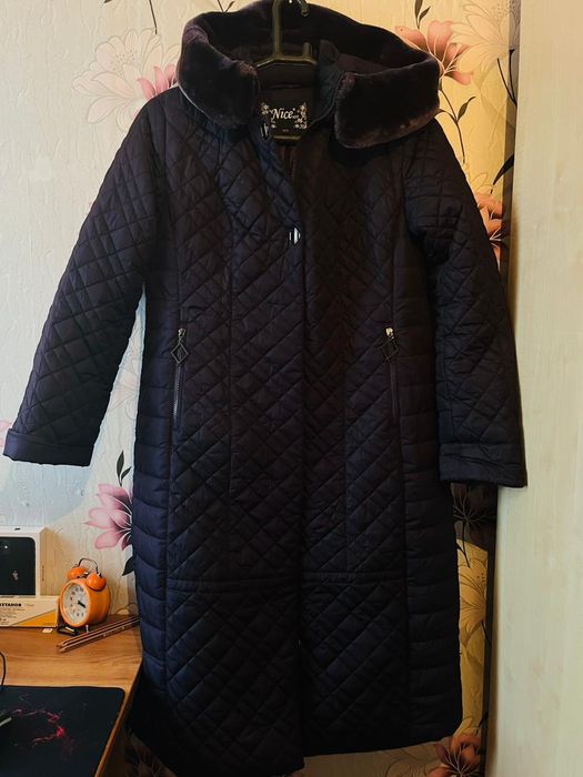 Зимний плащ женский