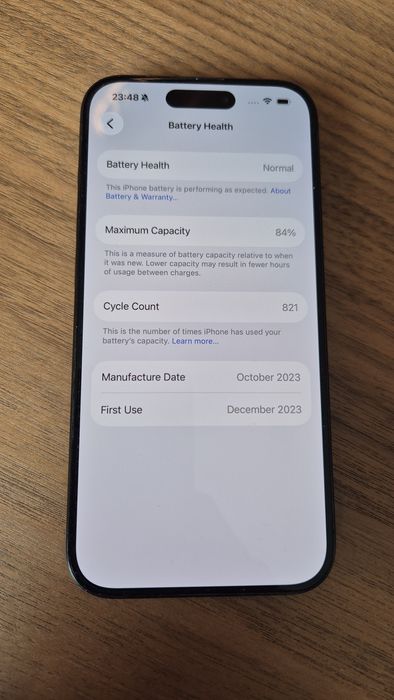 iPhone 15 Pro Titanium Black 256GB
