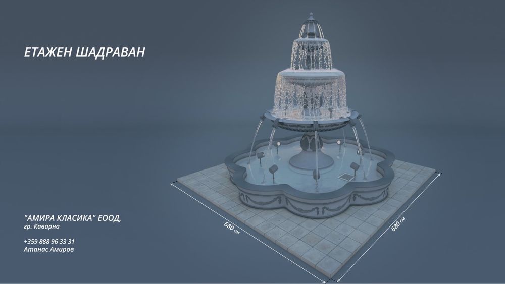 Етажен шадраван.