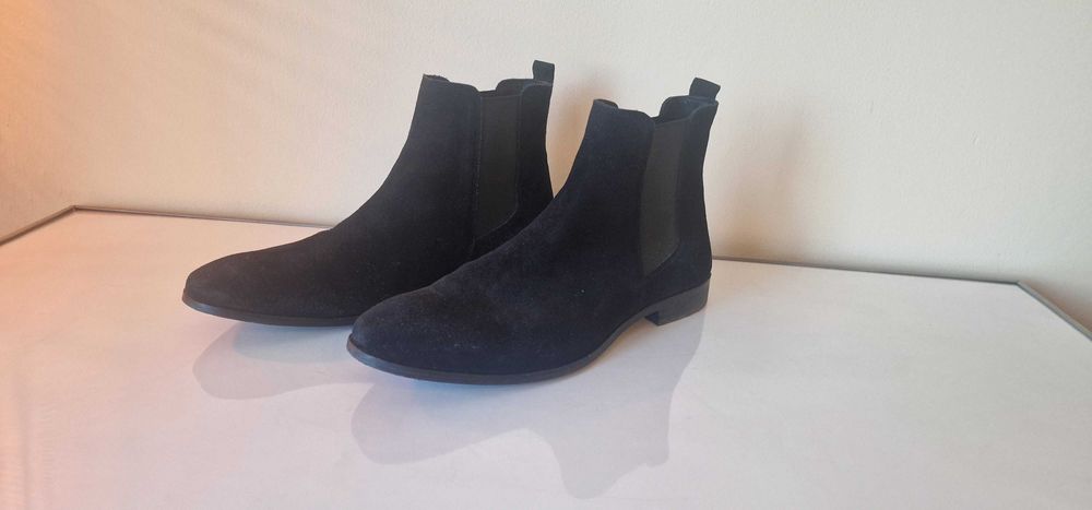 Обувки от кожа и велур - номер 47-48