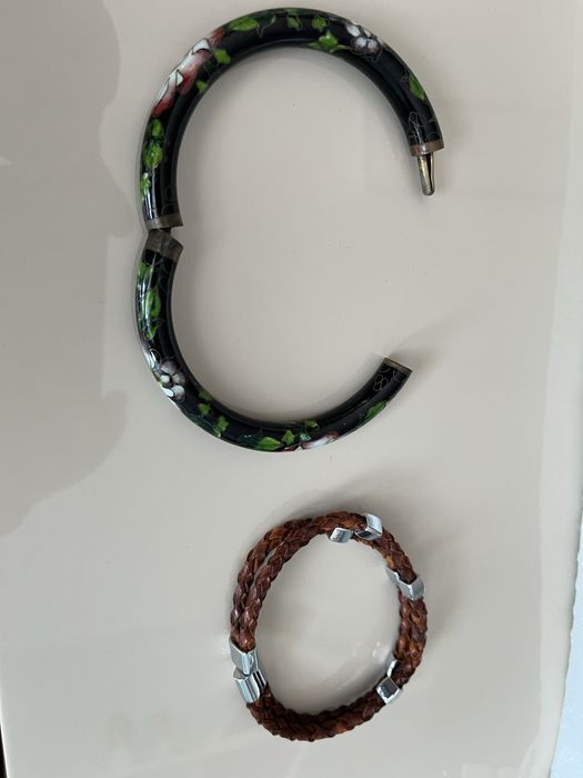 Винтидж китайска гривна с панти Cloisonne