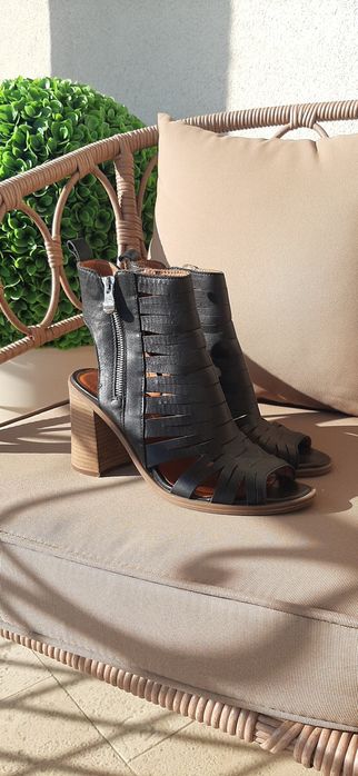 Sandale cu toc, piele naturala, Benvenuti/37