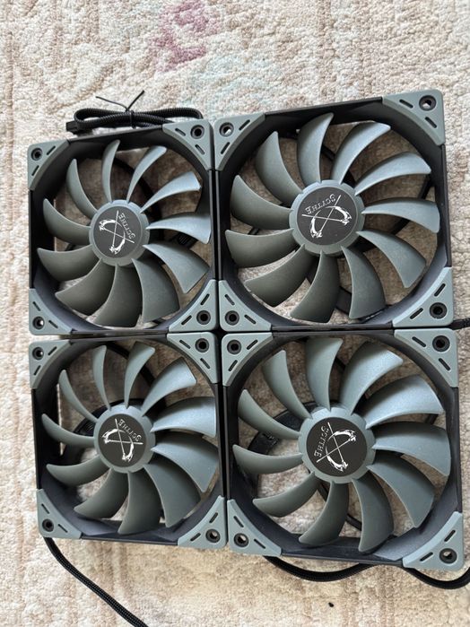 Vand 4 ventilatoare Scythe Kaze Flex 120mm, ce echipeaza Ninja 5