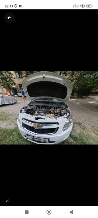 COBALT  2022-yil. Metan Gaz Benzin. Mowinaga  1000 % Garantiya.