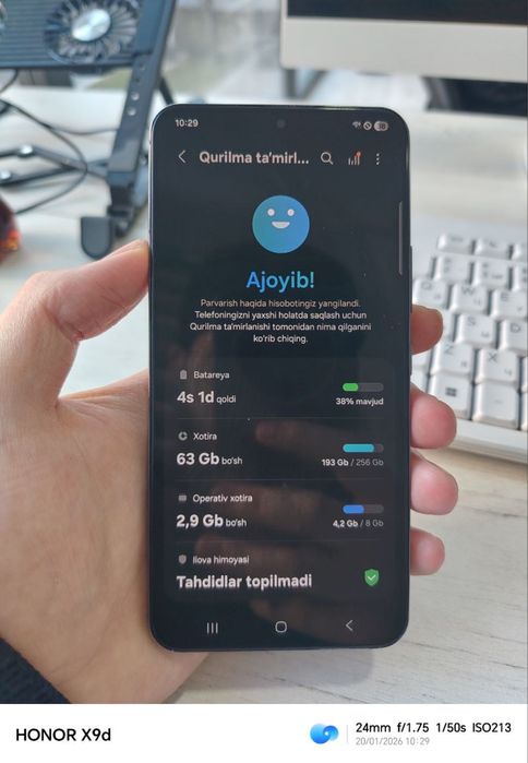 S22 8ga 256 sotiladi