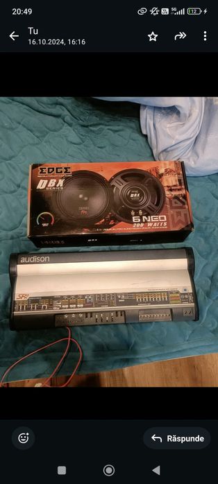 Pachet complet difuzoare amplificator subwoofer