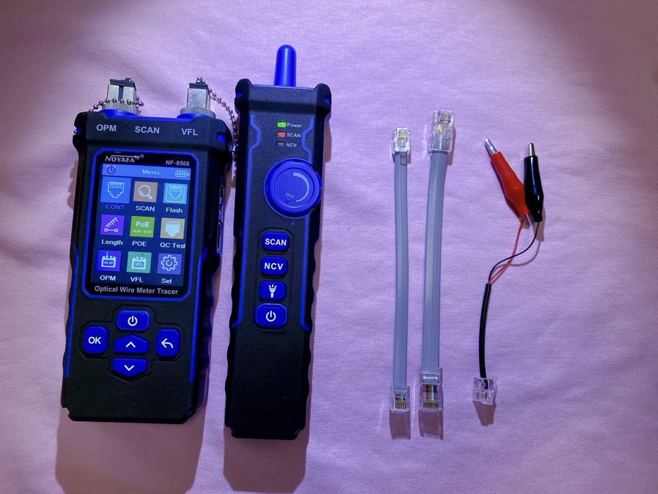 NOYAFA NF-8508 сетевой кабельный тестер с функциями для оптик