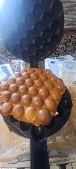 Aparat Bubble Waffle 1400W Vafe Wafe nou Profesional
