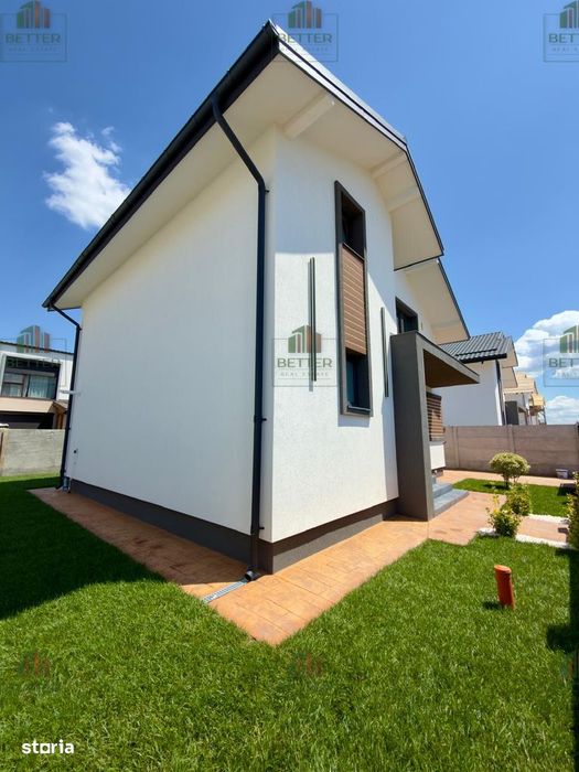 Casă de vânzare individuală Berceni Ilfov- 5 camere - La cheie, Asfalt