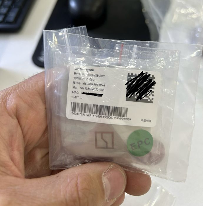 Ключ для Zeekr 001 (рест) и 007