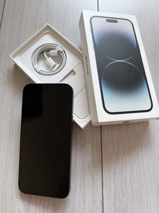 iPhone 14 Pro Max, 128GB, цвят Space Black.