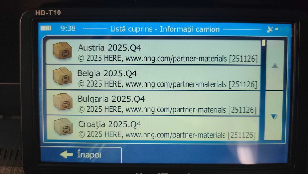 Actualizare GPS ,