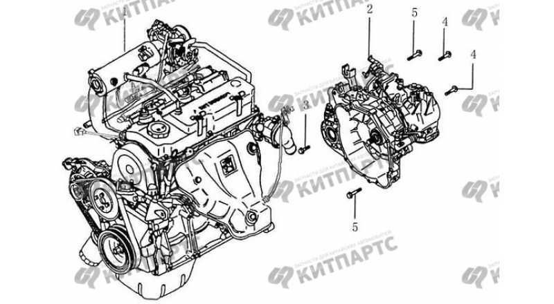 Трансмиссия BYD | BYD uzatma qismlar