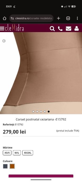 Corset postnatal XS-S