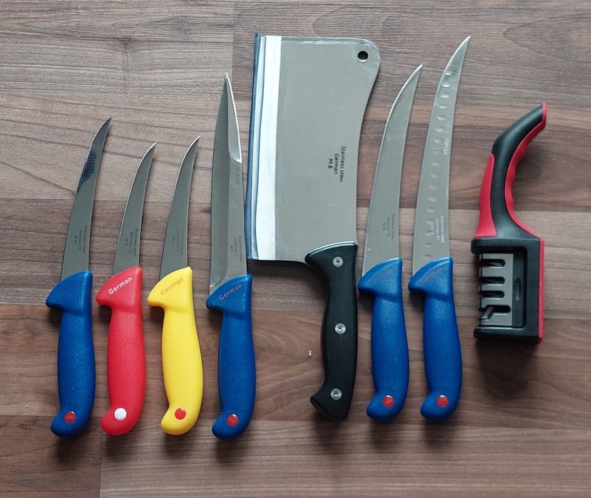 Cutite macelarie 8 piese- profesionale