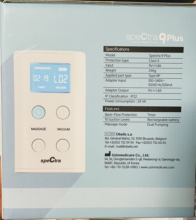 Pompa san dubla Spectra 9 plus