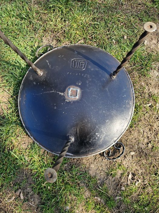 Gratar disc taler tractor pentru gatit in aer liber