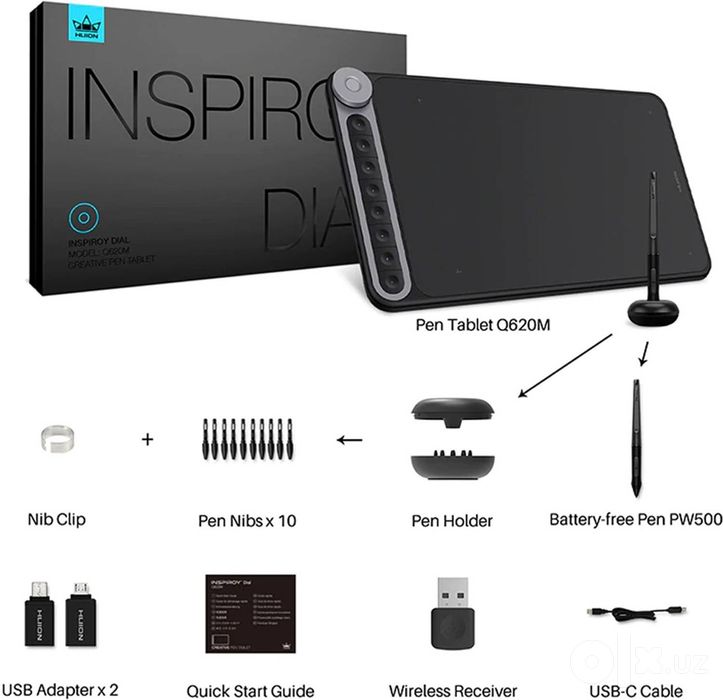 Huion Inspiroy Dial Q620M