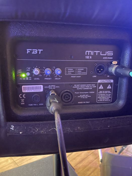 Boxe active FBT Mitus 152A