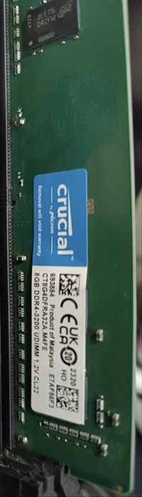 Crucial Ddr4 8gb 3200mhz yahshi narhda sotiladi