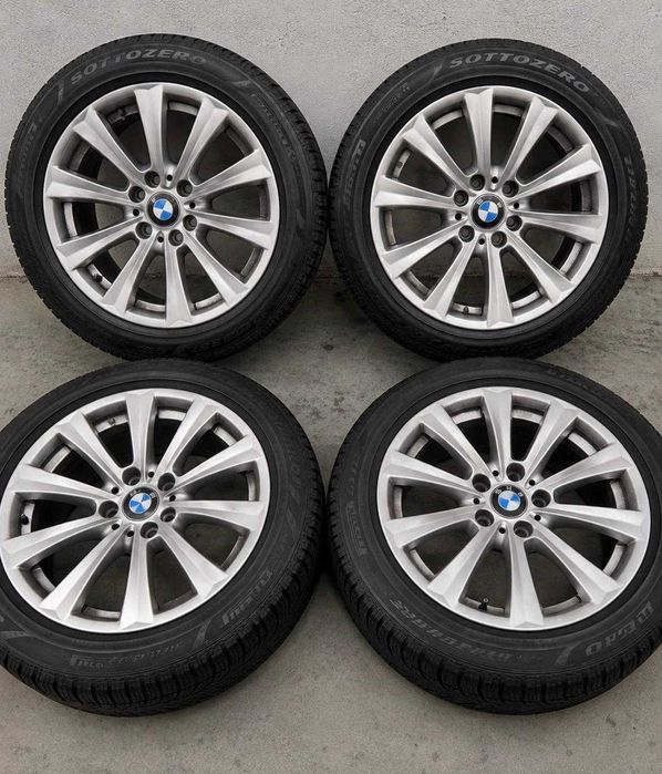 Jante BMW originale Style 395 R17 + anvelope de iarnă Pirelli