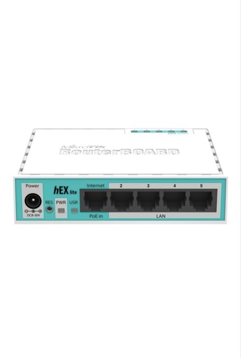 Mikrotik hEX lite RB750r2 белый