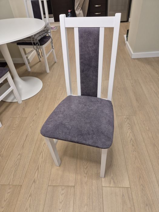 Masa + 4 Scaune culoare Alb