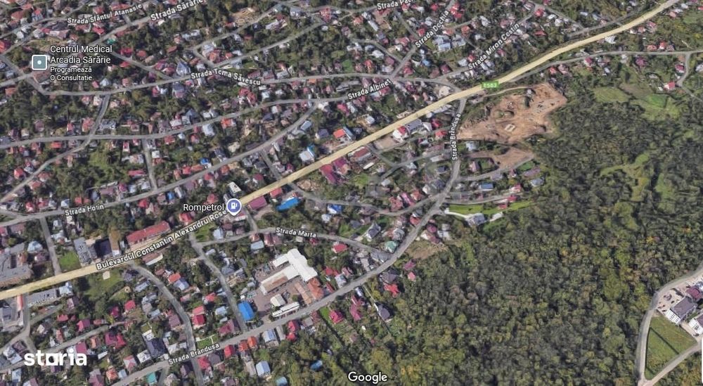 Bld. C.A.Rosetii TEREN 1575mp. deschidere de 33ml si CASA P+M 225mp pr