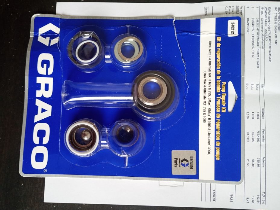 Kit reparație pompa Graco