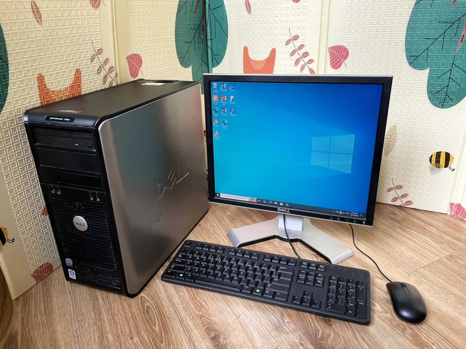 PC complet Dell OptiPlex 755 Core 2 Quad, 6GB, 250GB + monitor 19 ...