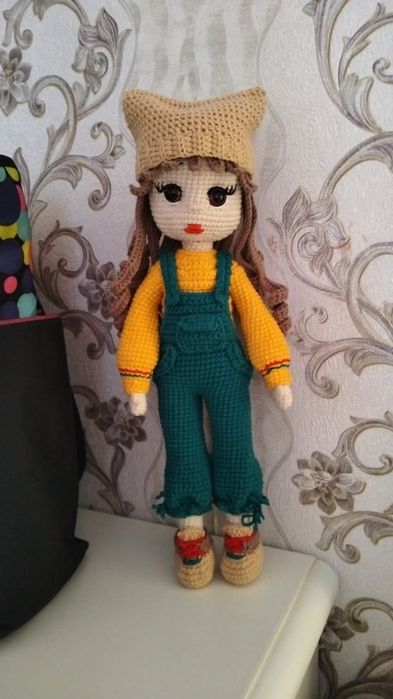 Куклы вязанные,ручная работа