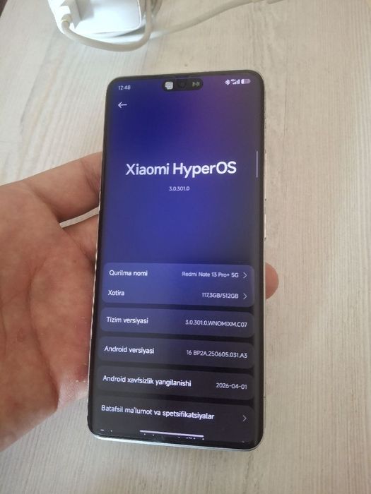Redmi not 13 pro pilus 5g