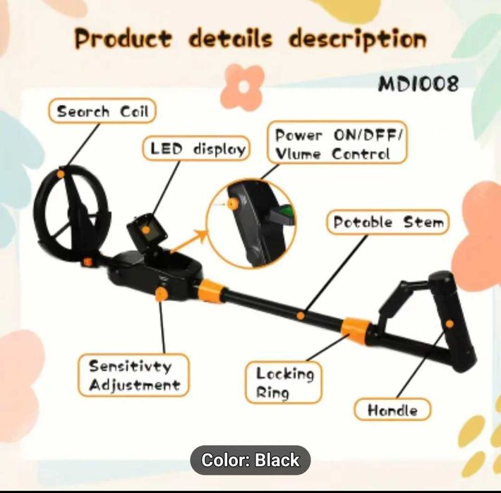 Металотърсач /Металодетектор за начинаещи тип детски