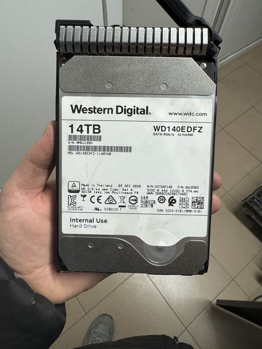 10 x hdd western digital SATA 14 TB