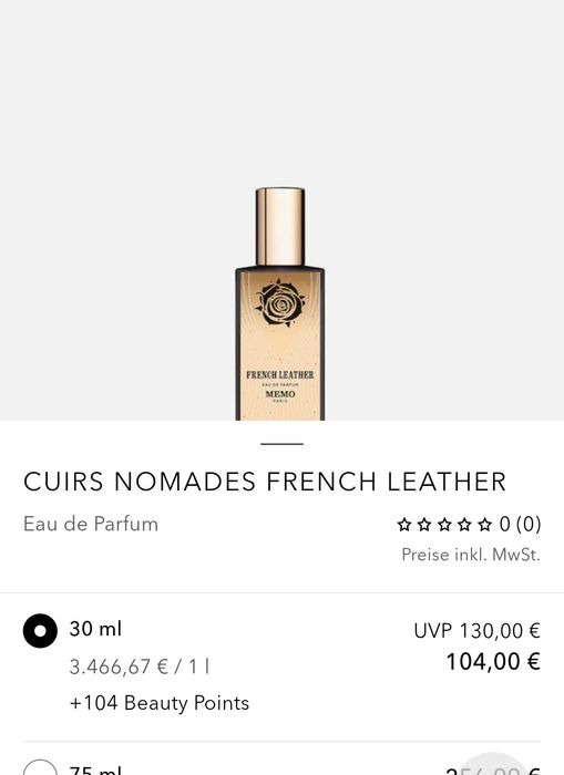 Дамски парфюм Memo Paris – French Leather  30мл.