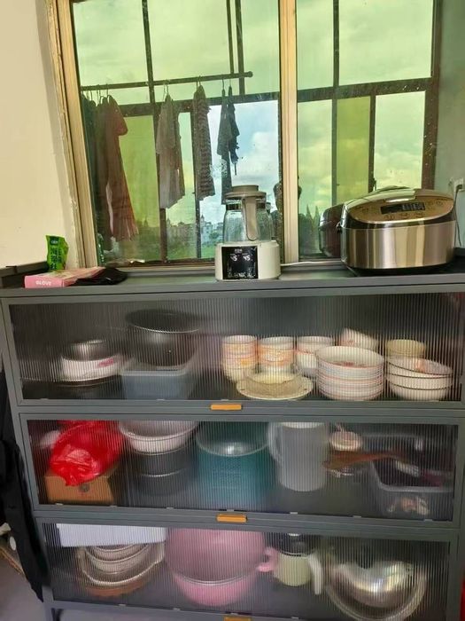 Кухонный шкаф для хранения посуды и техники | Uy uchun universal shkaf