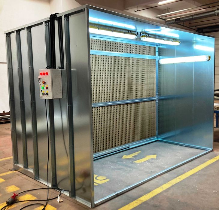 Аспирационна стена за боядисване