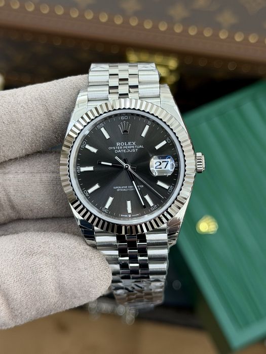 Rolex Date-Just 41 Grey Dial ETA 3235