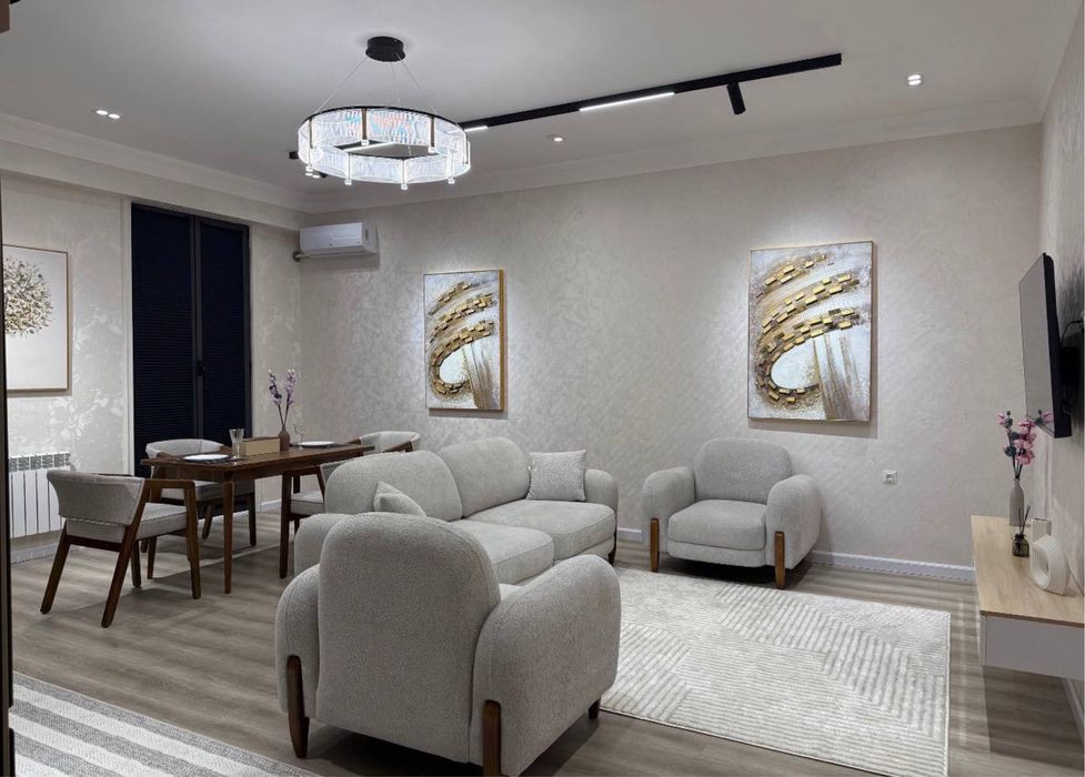 2 комнатная  Новостройка 53м² Яккасарай Пирамит Тавер, Бобура