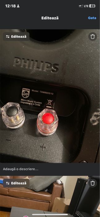Boxe Philips TAM8905/10 originale – stare impecabilă, sunet premium