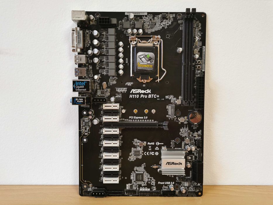 Asrock H110 Pro BTC+ mining дънна платка