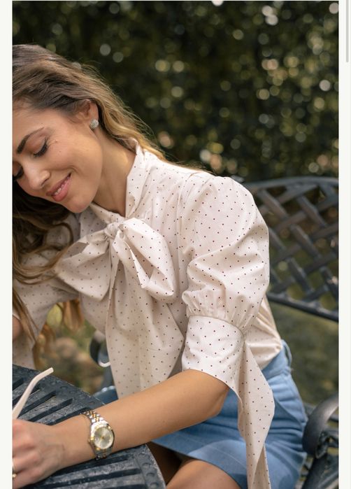 Дамска риза на точки Denina Martin